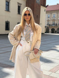 Marynarka oversize eco zamsz