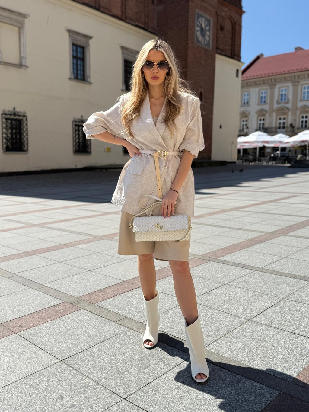 Marynarka lniana